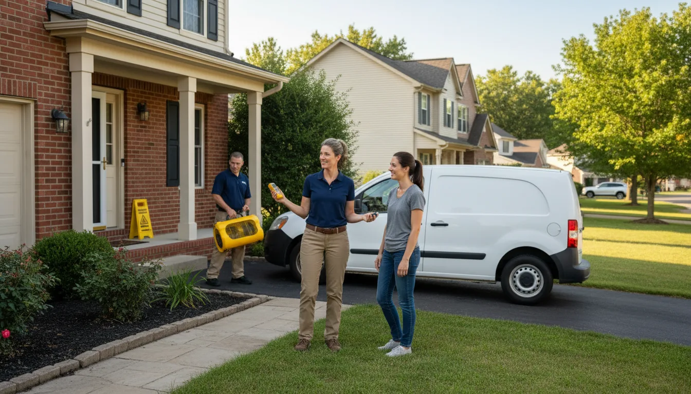 Water restoration image for Water Damage & Restoration Services in Tannersville, VA